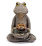 18.25" Sitting Frog Water Fountain