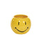 Yellow Smiley Face Ceramic Planter