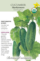 Cucumber - 'Marketmore' Seeds Organic