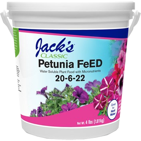best fertilizer for greenhouse plants Jack's Classic Petunia FeED 20-6-22 Fertilizer – The Grainery Greenhouse