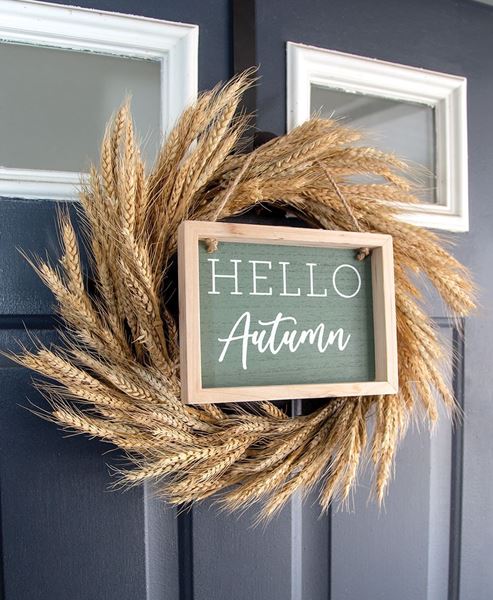 Hello Autumn Frame w/Jute Hanger