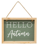 Hello Autumn Frame w/Jute Hanger