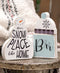 Snow Place Like Home Snowman & Blocks Set