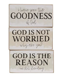 Goodness of God Block Wooden Sign