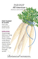 Parsnip - 'All American' Seeds