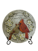'Forever' Cardinal Stepping Stone