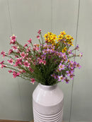 15” Wax Flower Blossom Bush