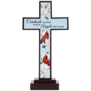 "Cardinals Appear" LED Pedestal Cross