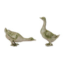 7.5-12.25" Aged Moss Duck Figurine