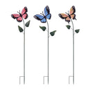 60" Colorful Butterfly Garden Stake