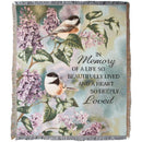 "In Memory" Woven Tapestry Throw