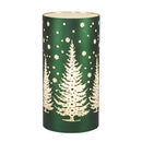 Holiday Forest Glass Luminary
