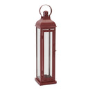 17.5" Country Taper Antique Red Metal Lantern