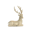13.5-17.5" Brush Gold Resin Deer Figurines
