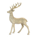 13.5-17.5" Brush Gold Resin Deer Figurines