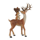 8.5-12" Deer with Forest Friends Figurines