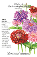 Zinnia - 'Northern Lights Blend' Seeds
