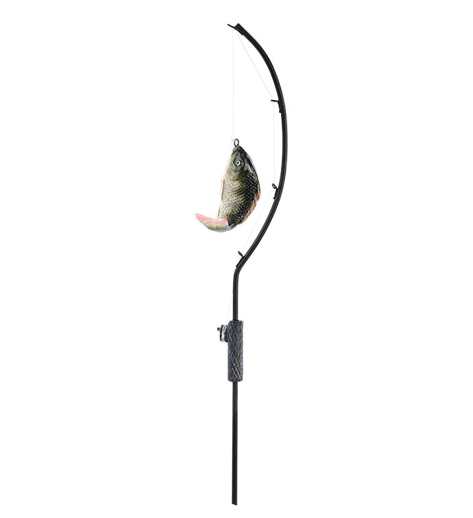 Large Fish and Pole Plant/Floral Pick