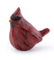Cardinal Faux Wood Figurine