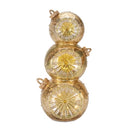 13.5" LED Triple Ornament Stack Figurine