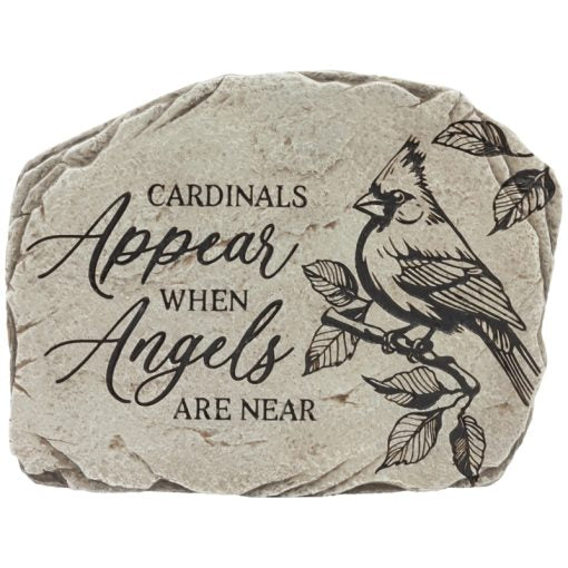 "Cardinals Appear" Garden Stone