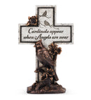 Bronze 'Cardinals Appear' Cross