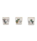 Garden Talk Witty Square Planter