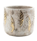 Gold Leaf Cache Large Planter