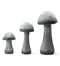 12-25" Gray Mushrooms Figurine