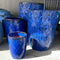 Azure Tall Cone Glazed Planter