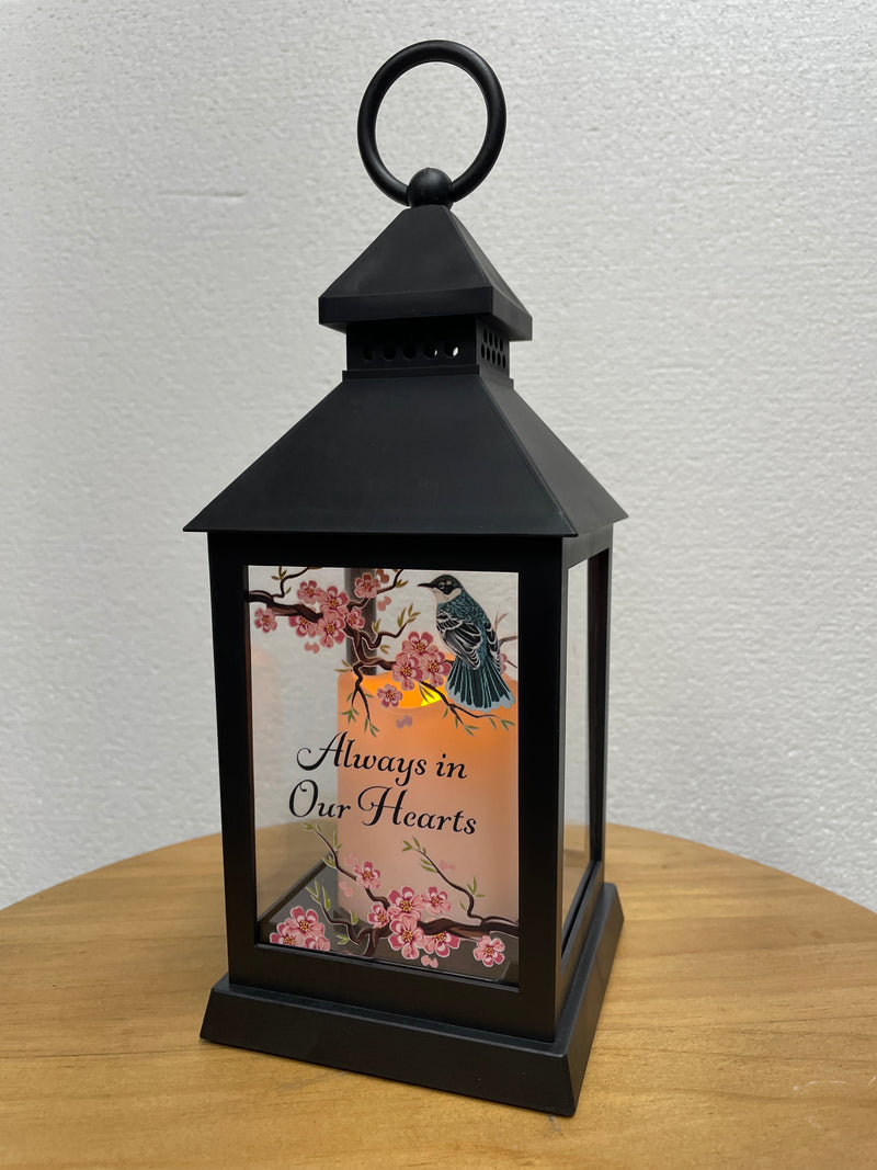 11" 'Always in Our Hearts' Sympathy Lantern