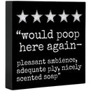 "Poop Here Again" Square Sitter