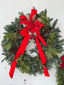 34" Mixed Evergreen Wreath