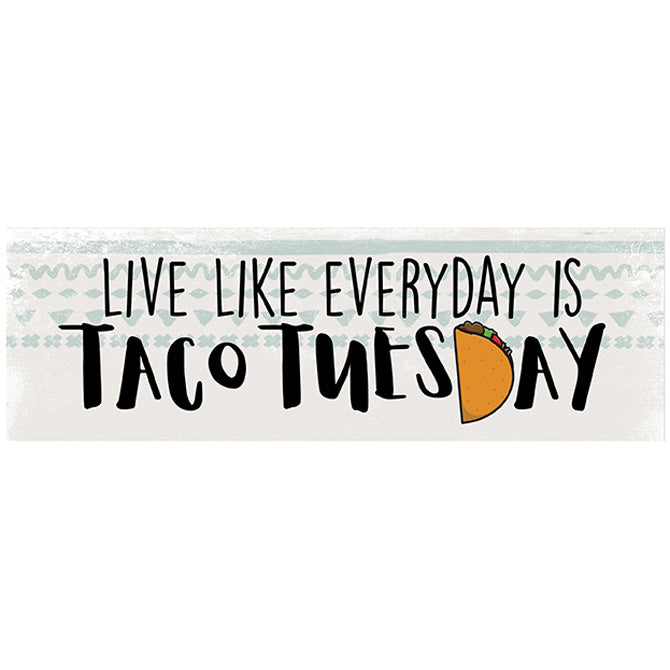 "Taco Tuesday" Message Bar