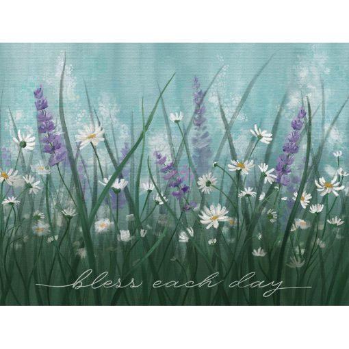 "Bless Each Day" Flowering Wall Décor