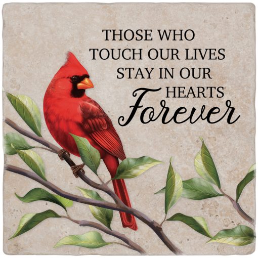 8" "In Our Hearts" Travertine Paver