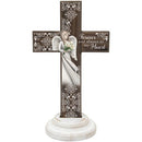 'Forever and Always' Angel Pedestal Cross