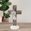 'Forever and Always' Angel Pedestal Cross