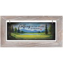 Golfing Greens – Framed Message Bar