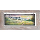 "Retirement" Framed Message Bar