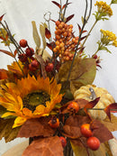 'Autumn Woods' Silk Floral Design