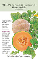Melon - "Hearts of Gold" Muskmelon Seeds Organic