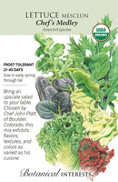 Lettuce Mesclun - 'Chef's Medley' Seeds