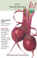 Beet - 'Detroit Dark Red' Seeds Organic