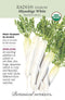 Radish - 'Miyashige White Daikon' Organic Seeds