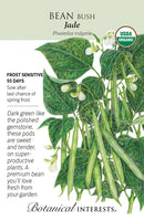 Bean Bush - 'Jade' Organic Seeds
