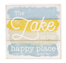 Lake Box Wood Sign