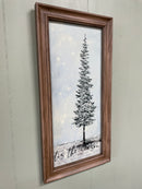 17.5” Tis The Season Wood Wall Decor