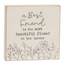 Wildflower Friend, Mom, Sister 4" Square Block