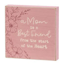 Wildflower Friend, Mom, Sister 4" Square Block